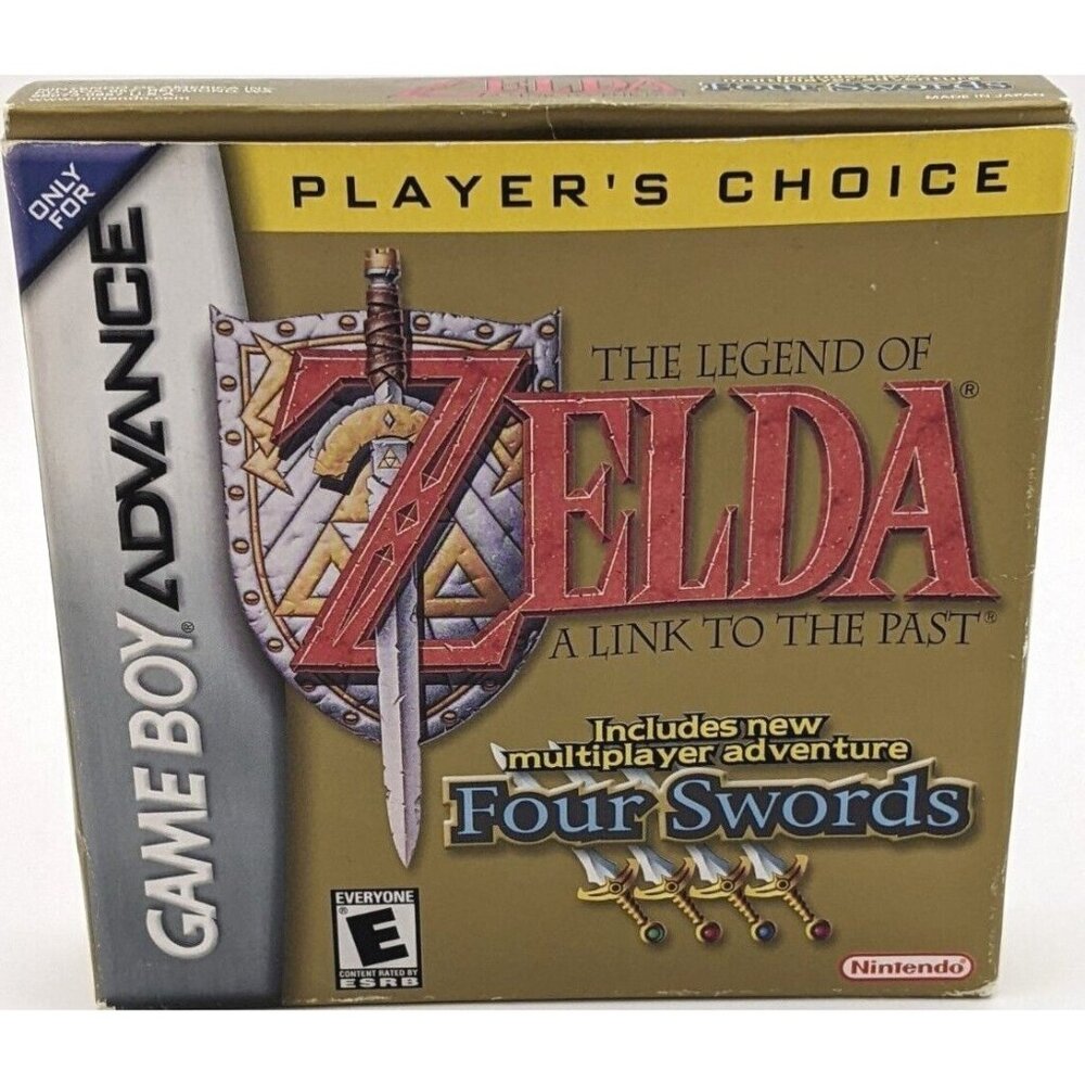 Game Boy Advance Zelda Link To The Past Four Swords Complete Tested Nintendo